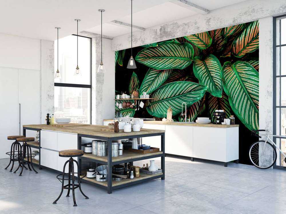 Abstracte groene bladeren