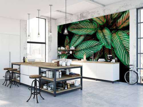 Abstracte groene bladeren