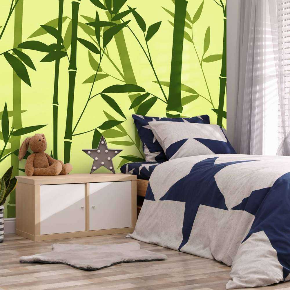 Illustratie van bamboebos