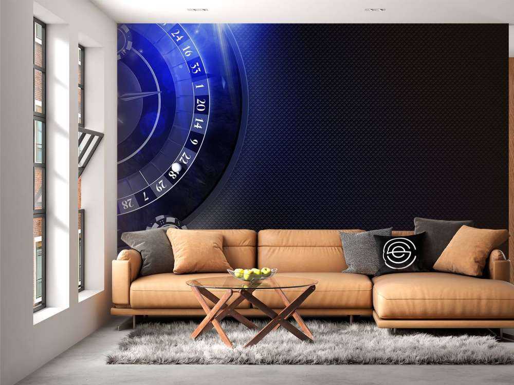 Donkere roulette tafel