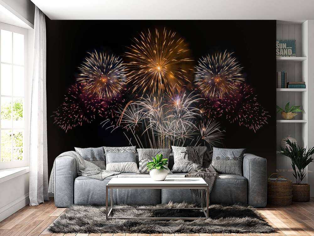 Kleurrijke vuurwerk design