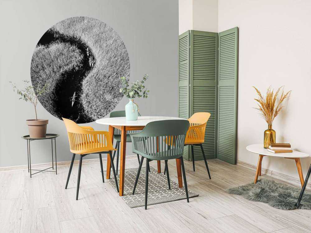 Kajaks in een rivier met riet