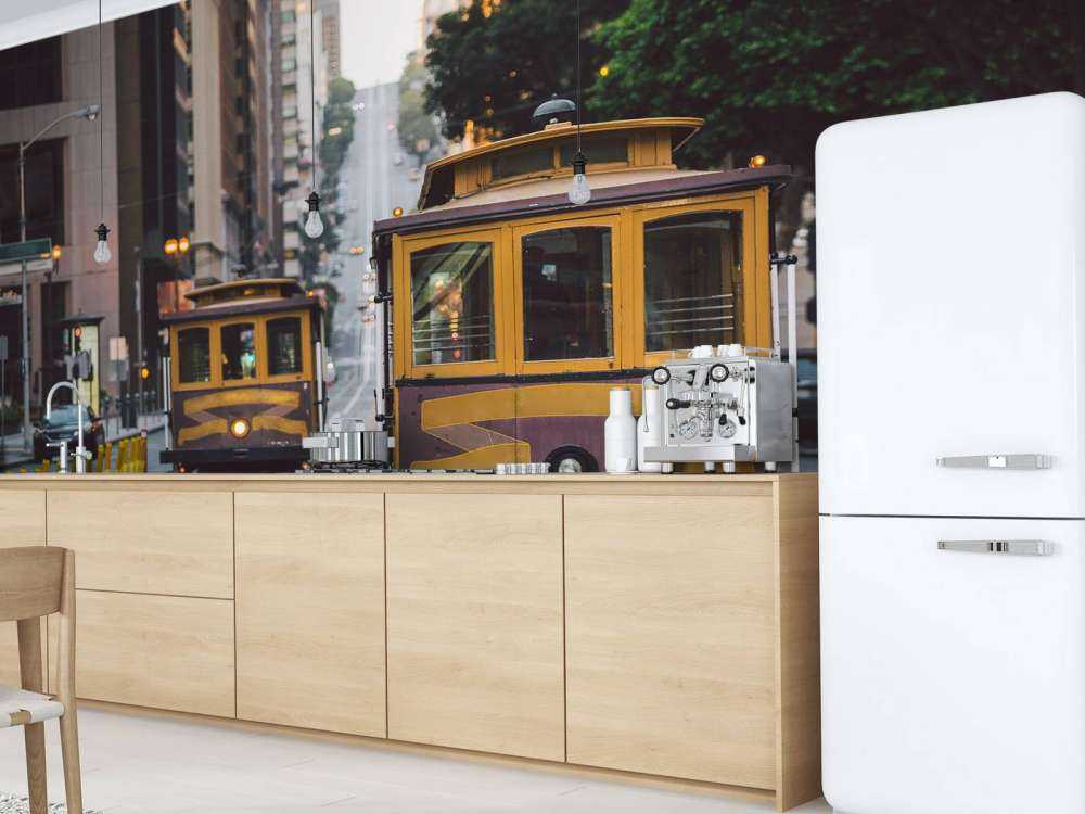 Klassieke trams in San Francisco