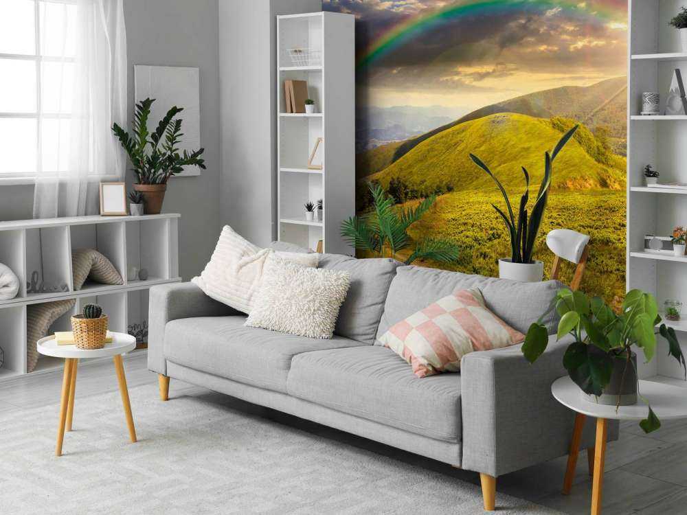 Bergen bij zonsondergang