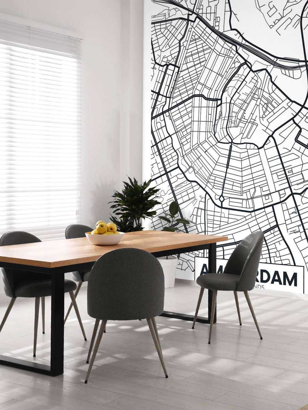 Amsterdam vector plattegrond