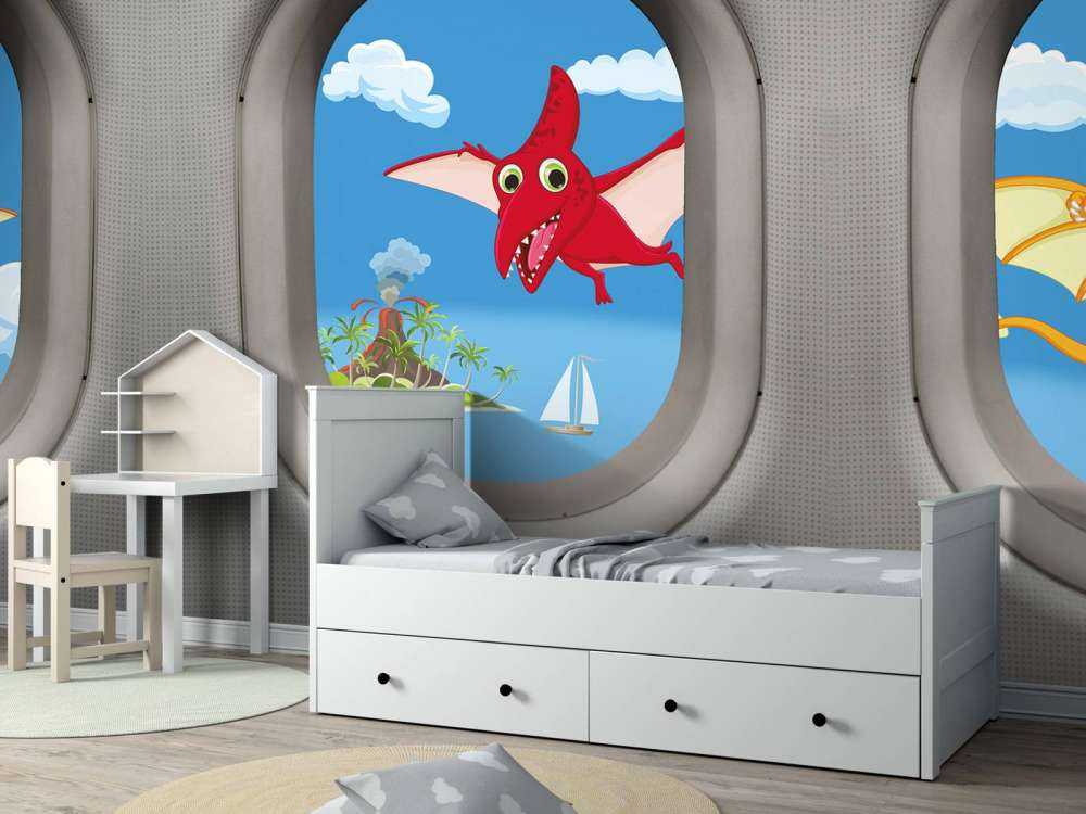 De dino vlucht