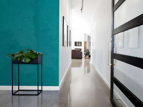 Politie blauw beton