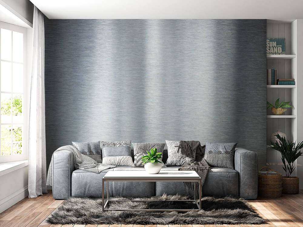 Geborstelde aluminium textuur