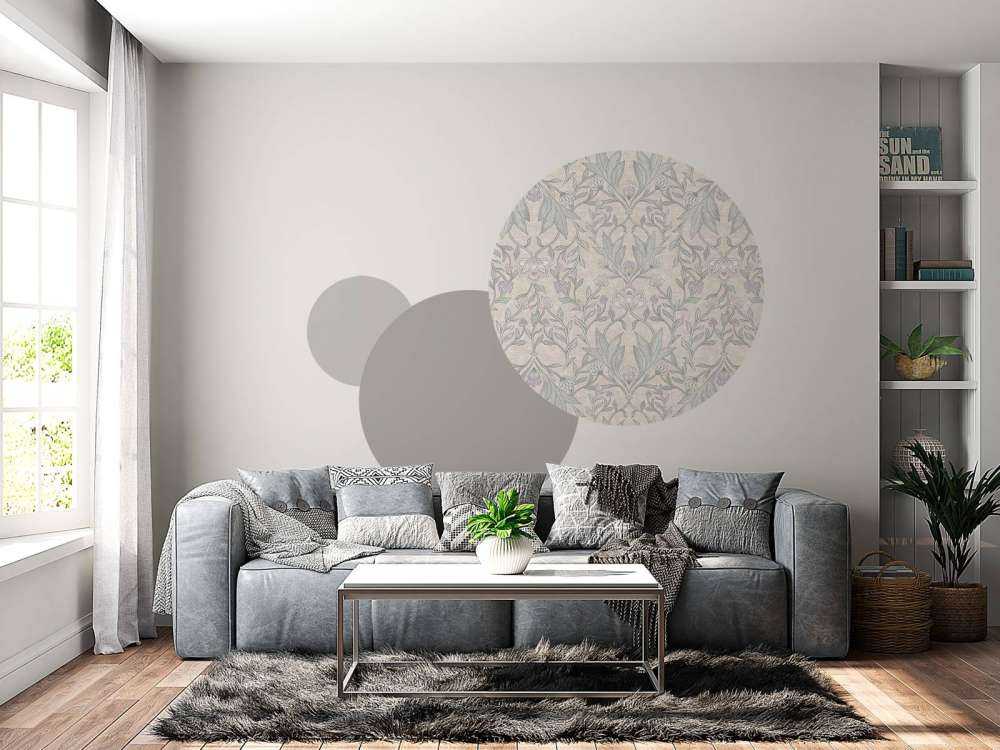 Morris bloemen damask - neutral beige