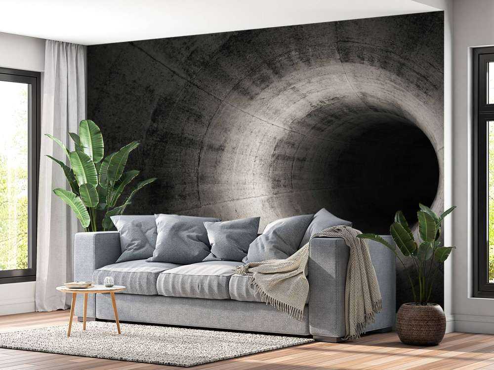 Betonnen 3D tunnel 