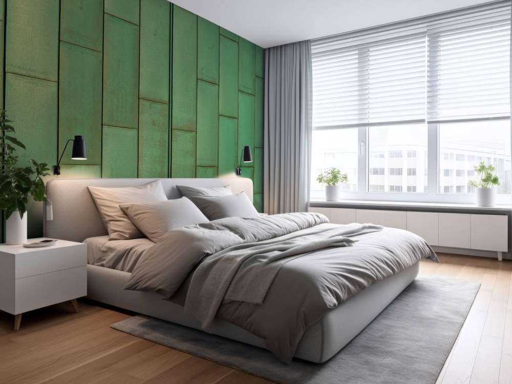 Groene platen van koper