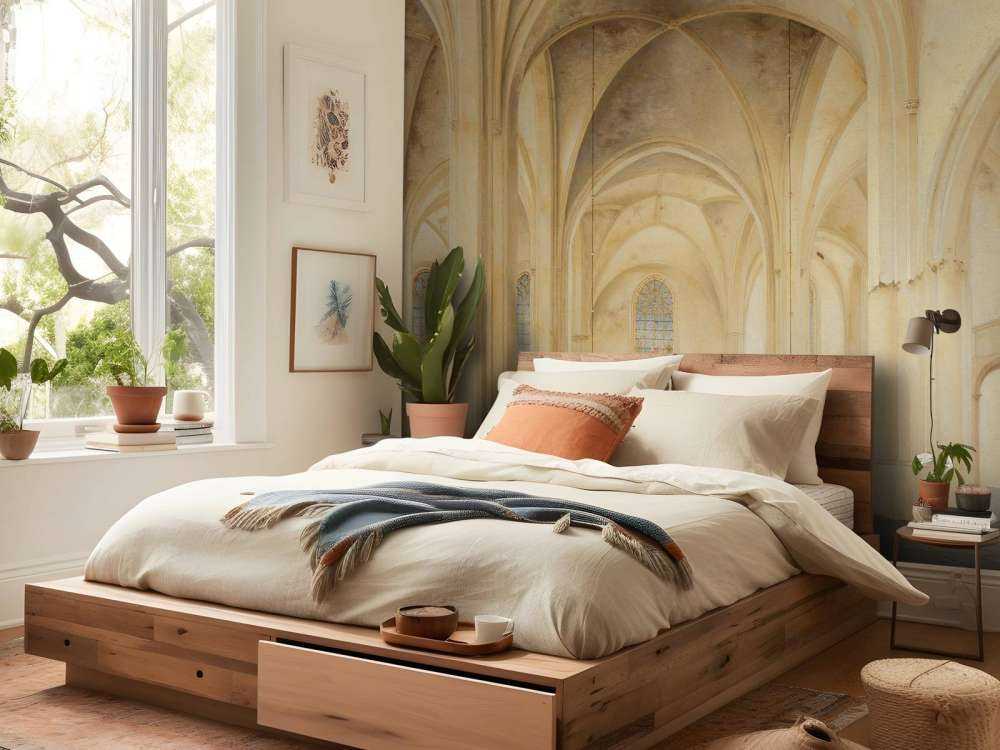 Het interieur van de Cunerakerk in Rhenen