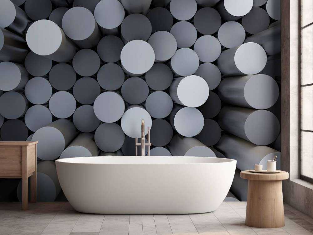 Kleurrijke cilinders