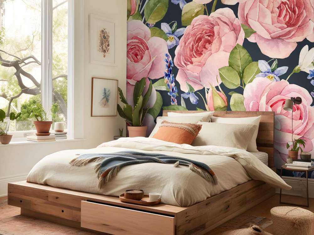 Kleurrijke rozen design