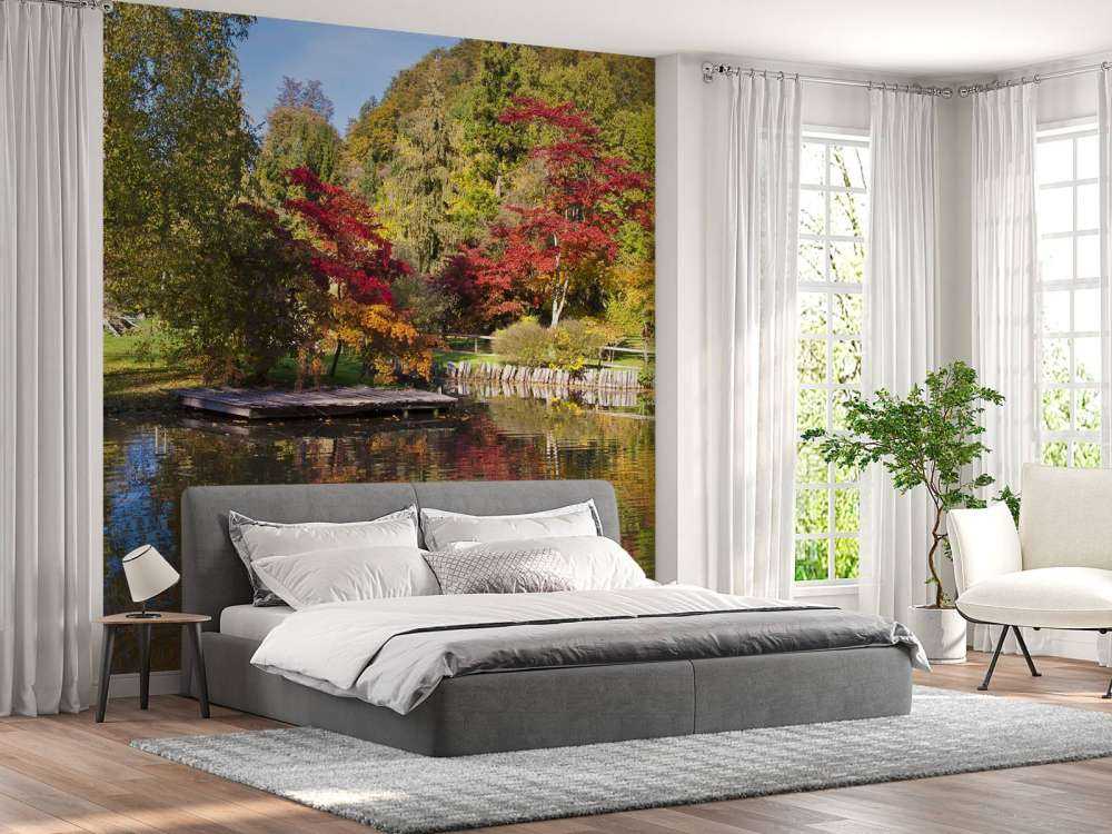 Bomen achter het Water