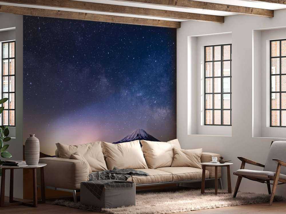 Berglandschap met een stadje