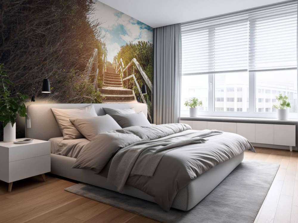 Vintage trap in de natuur