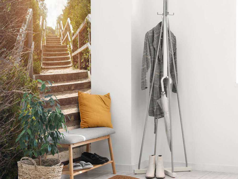 Vintage trap in de natuur