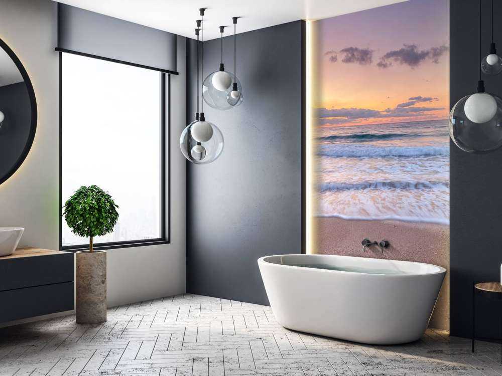 Mooie kleurrijke zonsondergang