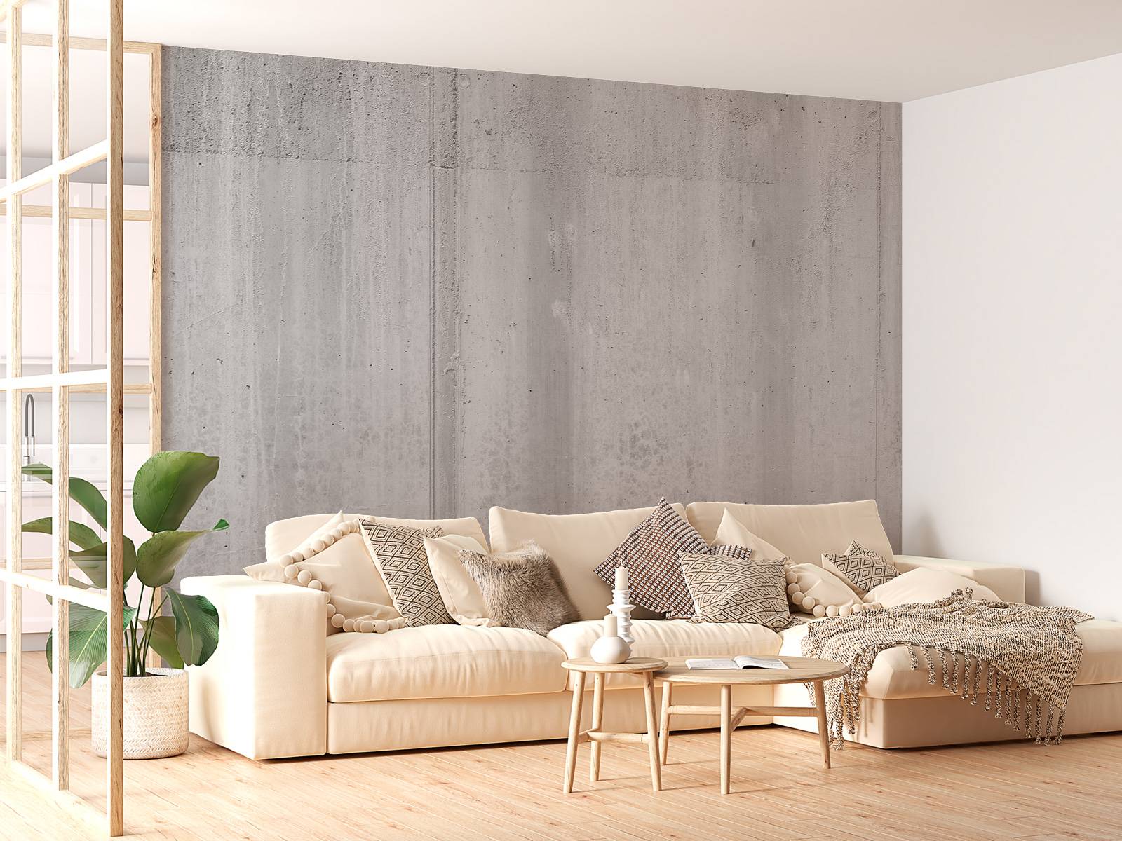 Beton zwart-wit
