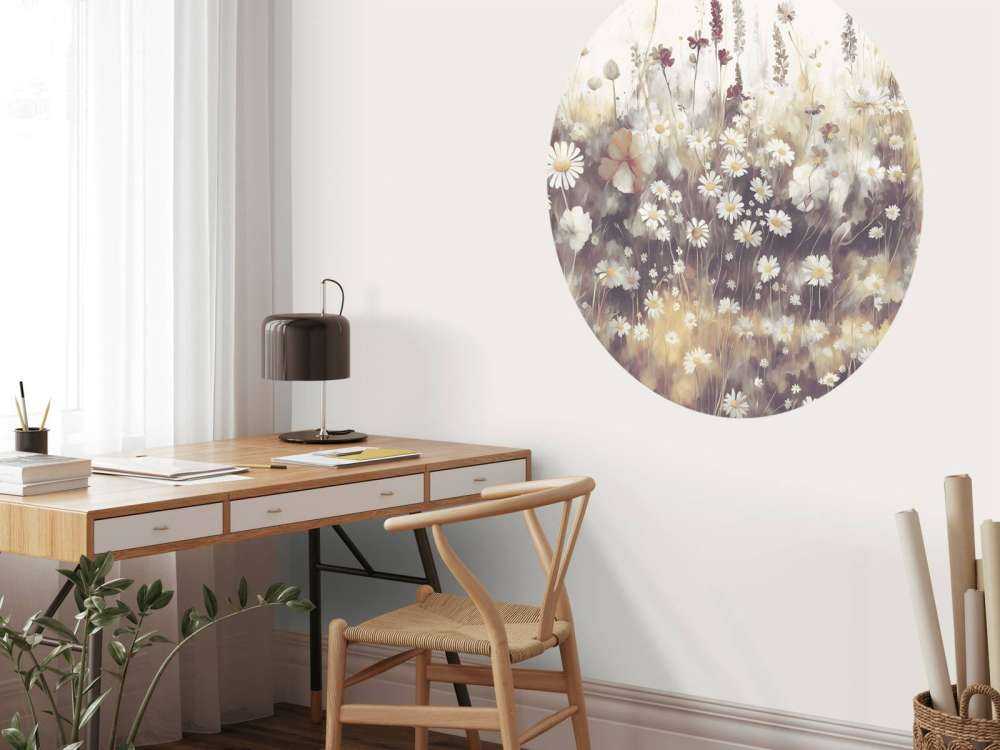 Lush Greenery of Summer Golden Brown