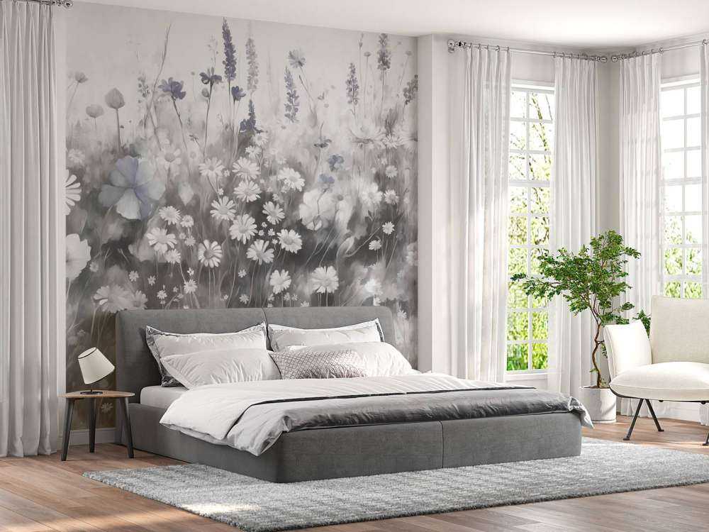 Lush Greenery of Summer Soft Beige