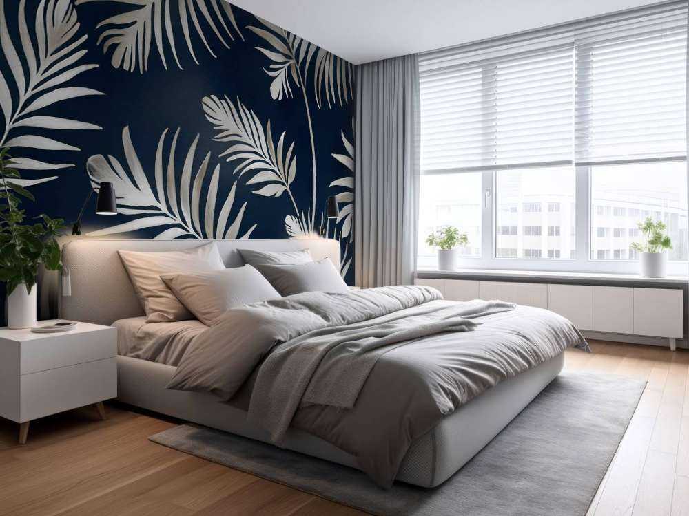 Golden leaves on dark Olive Green