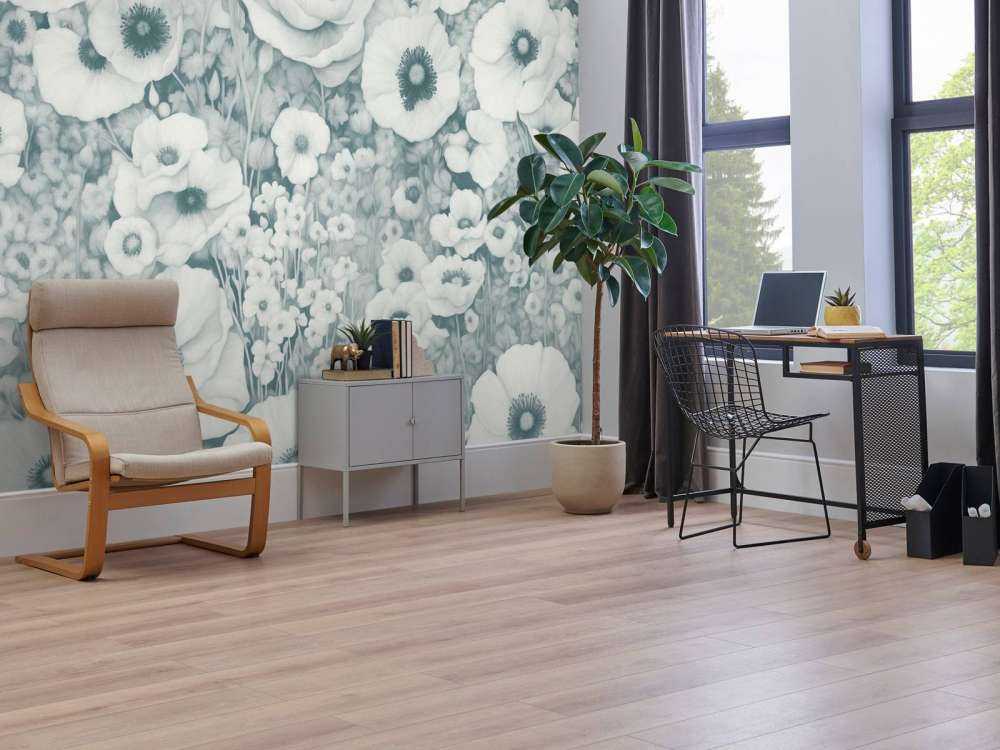 Poppy Tale Monochrome Ocean