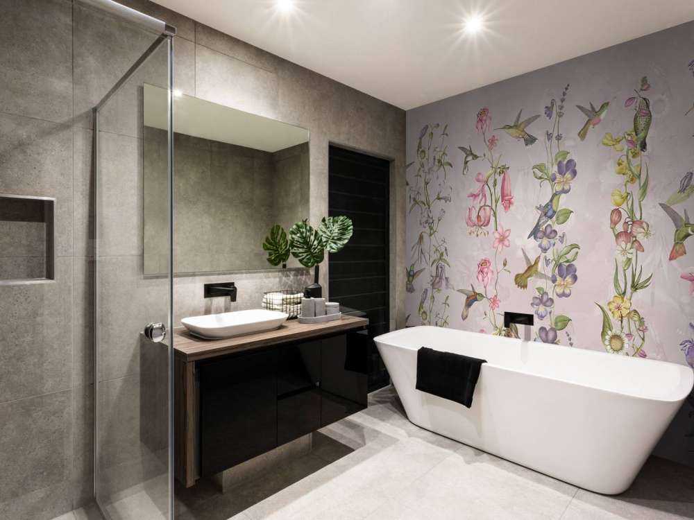 Weadow and Garden Flowers Pink