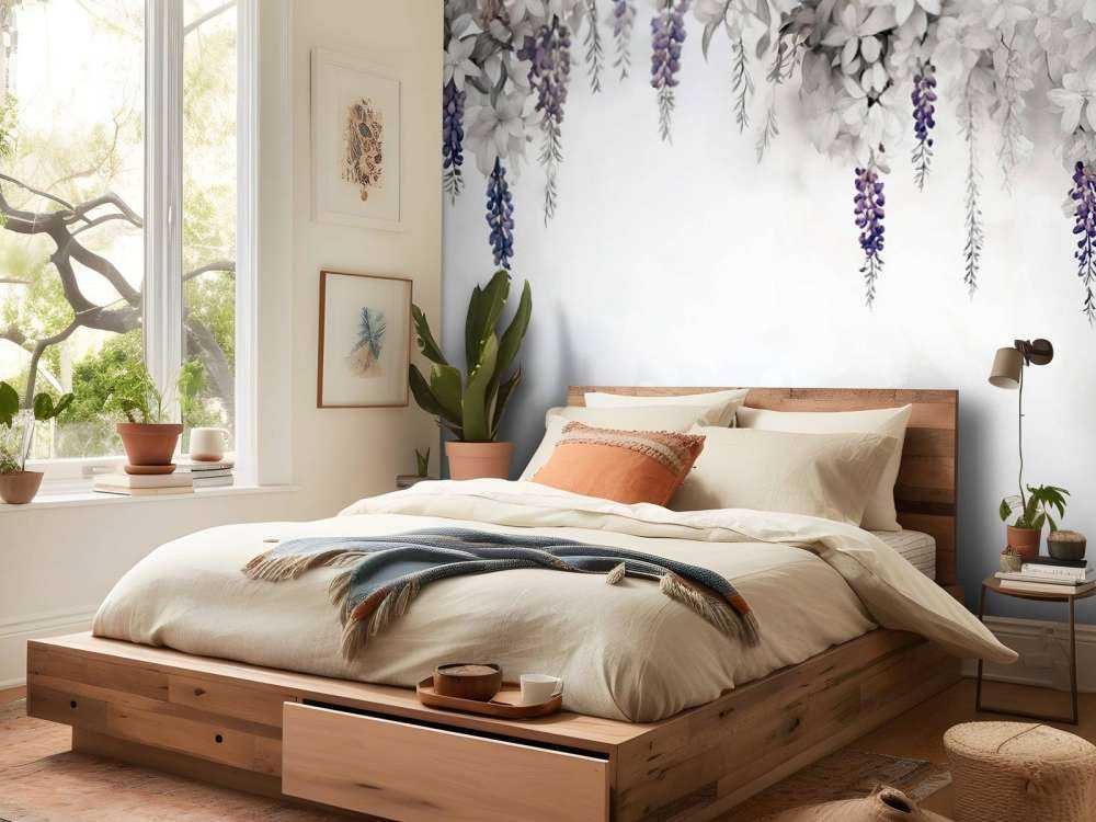 Gentle Wisteria Garden Grey