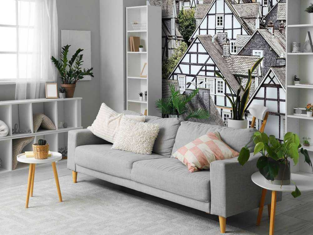 Ritme van zwart-wit vakwerk