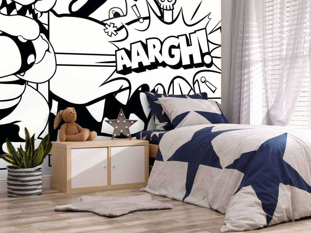 Monsterkracht in stripscènes