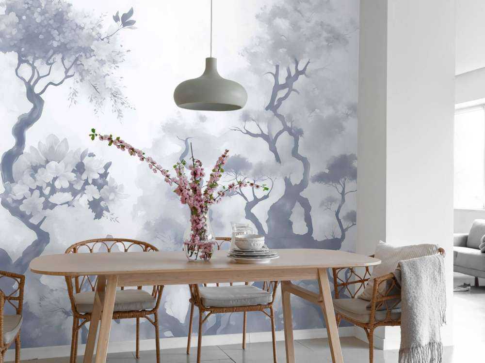 Blooming trees Brown