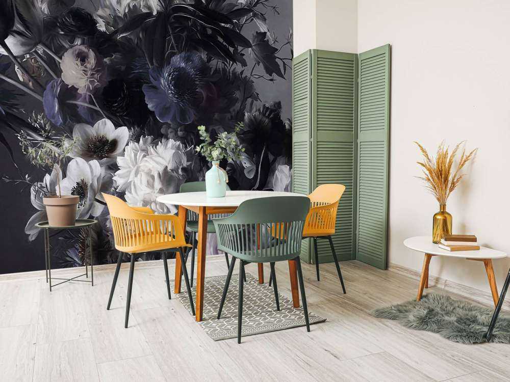 Big bouquet with anemones Blue