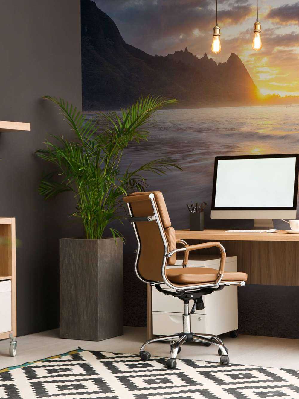 Gouden zon over tropisch strand