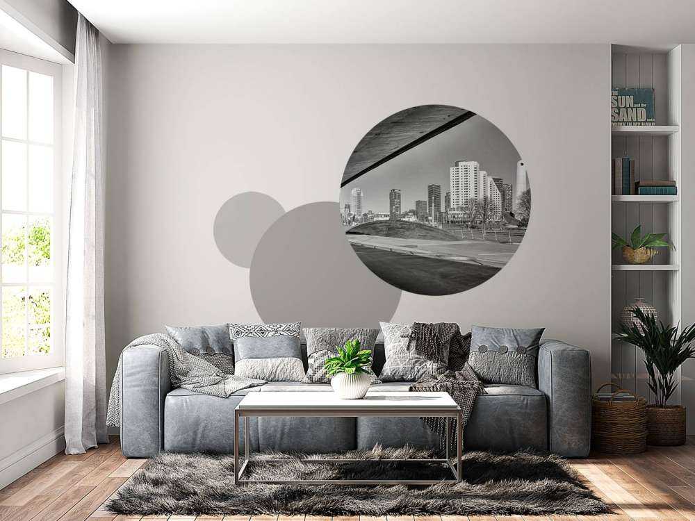 Rotterdamse Skyline onder de Brug