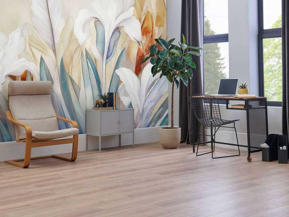 Irises at Sunrise Blue