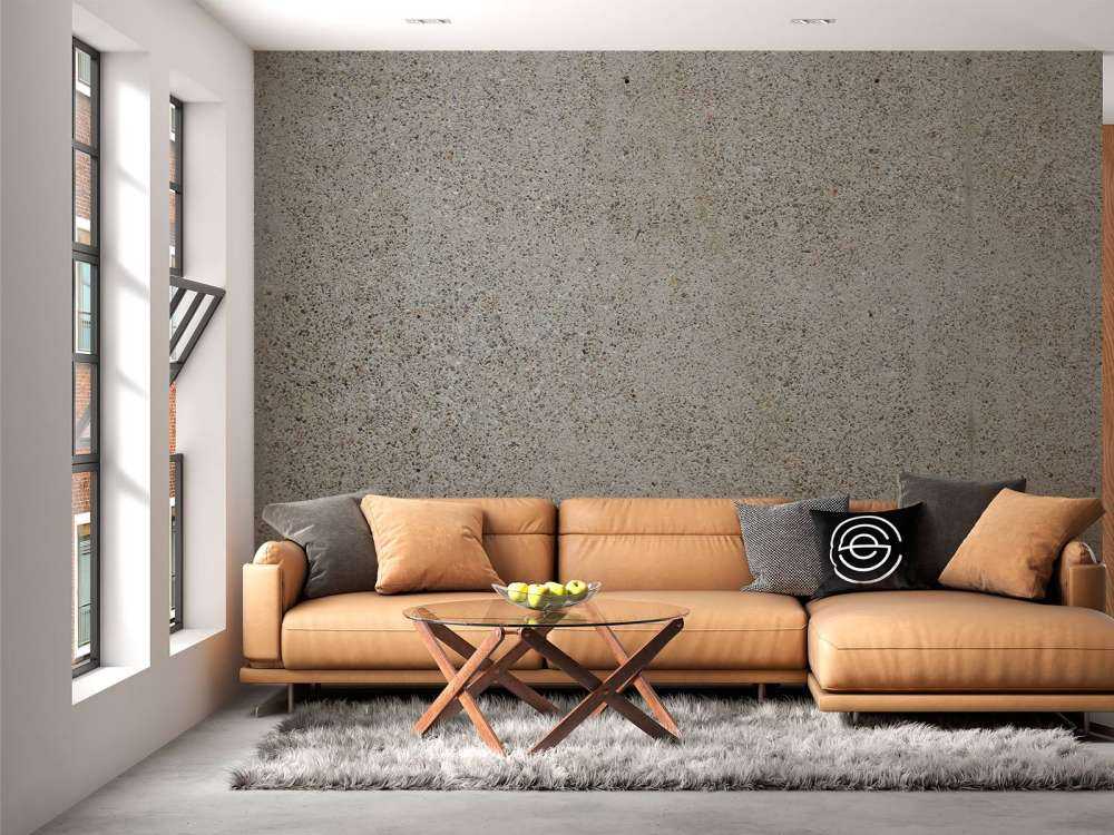 Beton met grove stenen