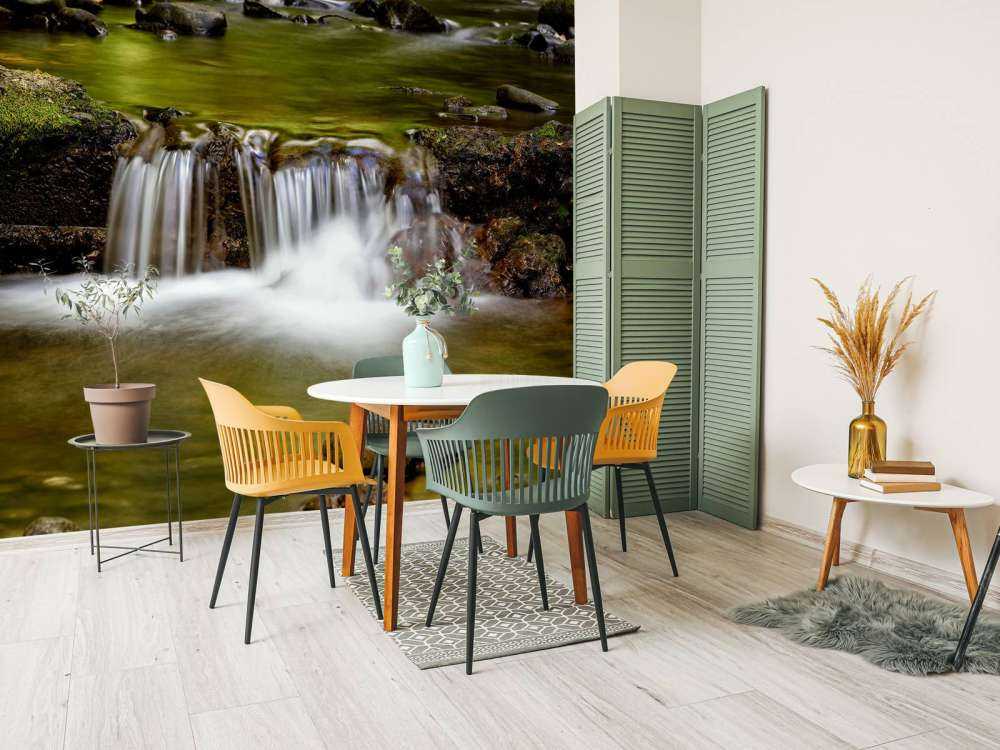 Gedetailleerde klein waterval