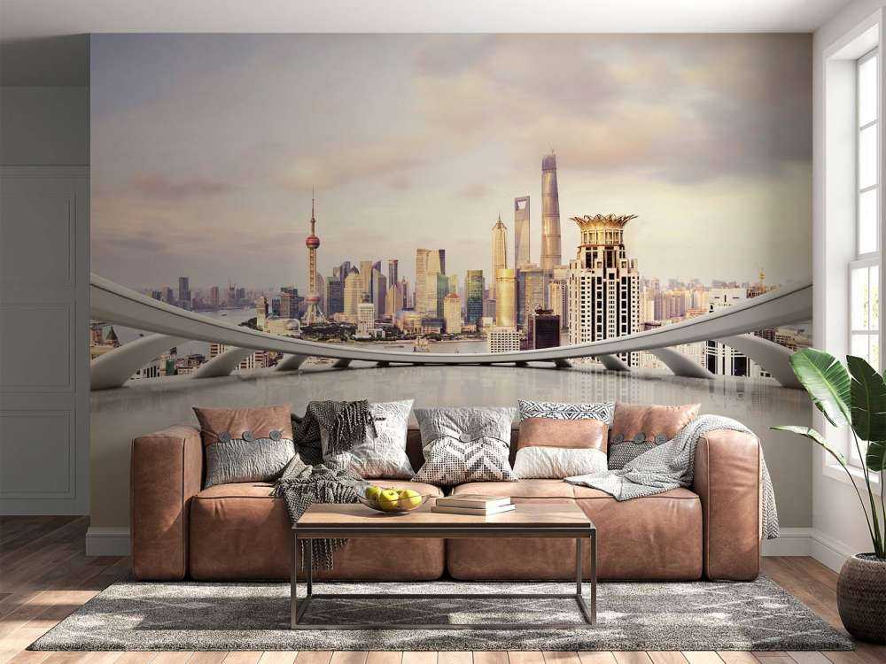 Skyline van Shanghai