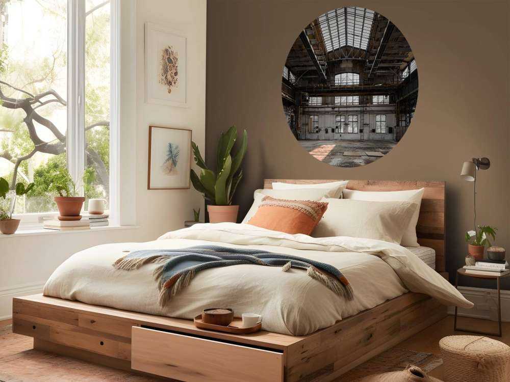 Verlaten industriële hal