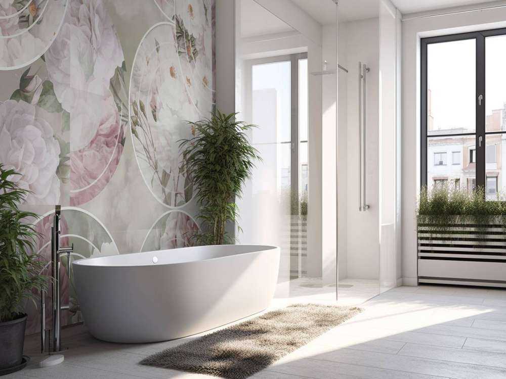 Timeless Floral Elegance - Blush Green