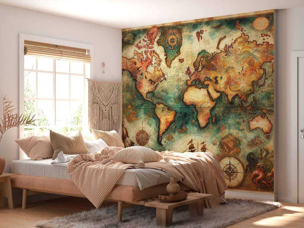 Vintage Historical World Map