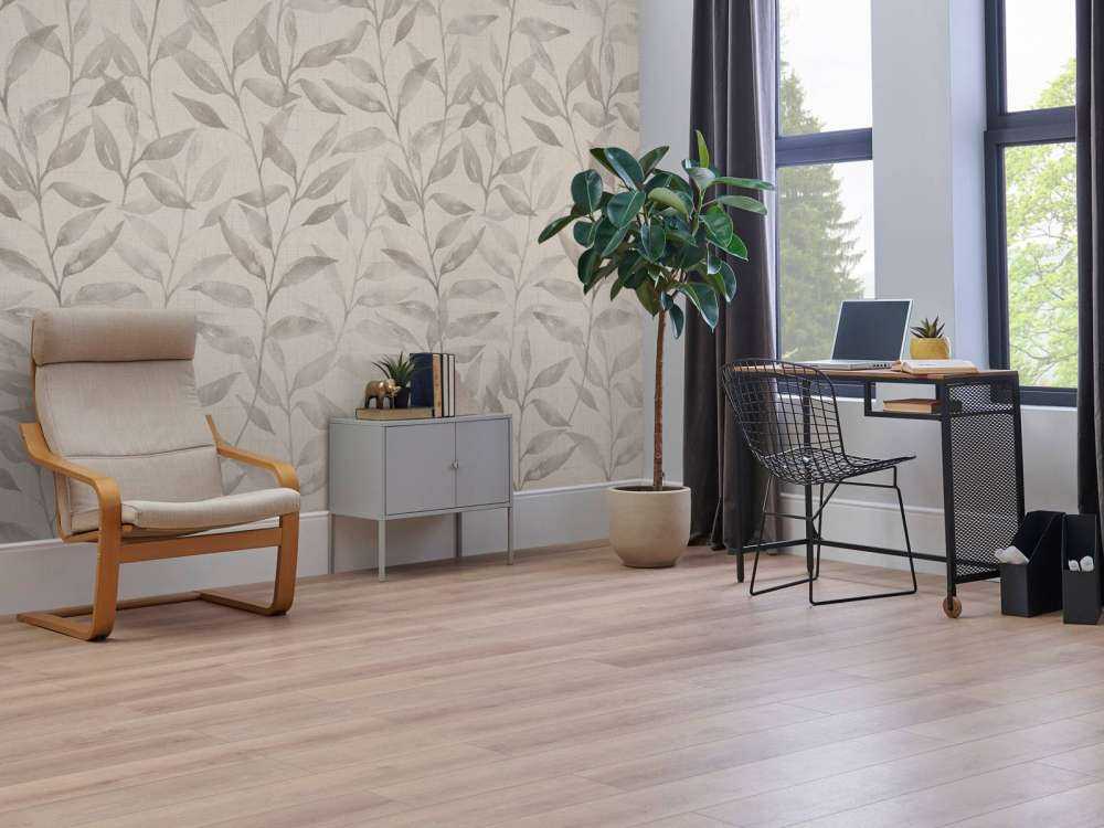 Japandi climbing leaves - licht bruin