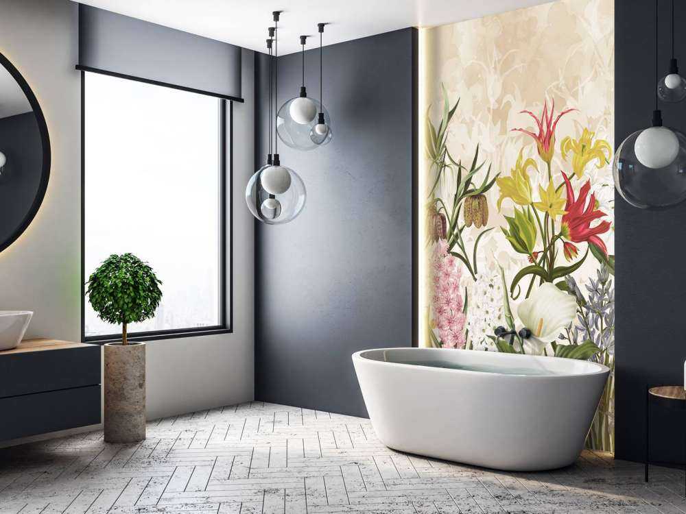 Spring Flowers - Warm Honey Beige