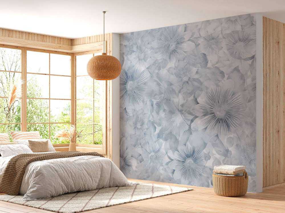 Botanical Watercolor Elegance Blue Moon