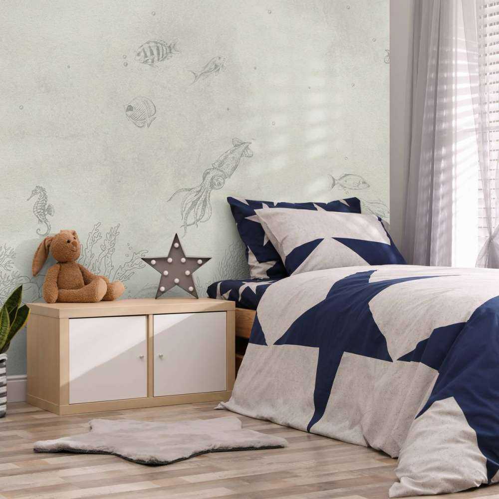 Inktvissen zee groen