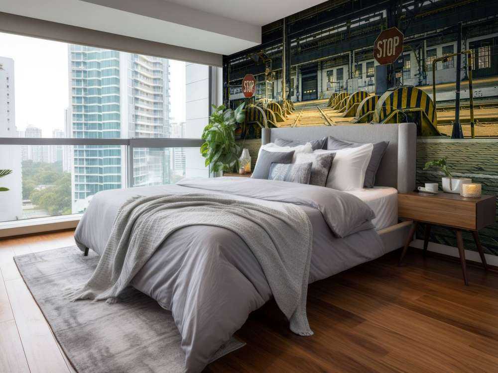 Verlaten industrie hal