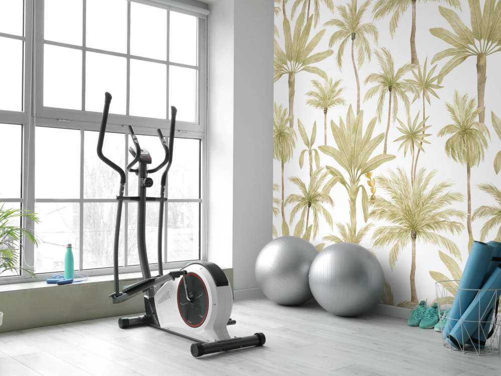 Tropische waterverf bomen