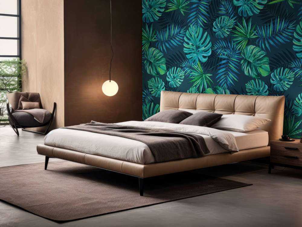 Tropische aquarel plantjes